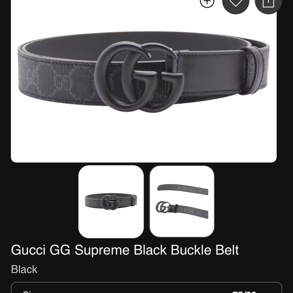 Gucci belt